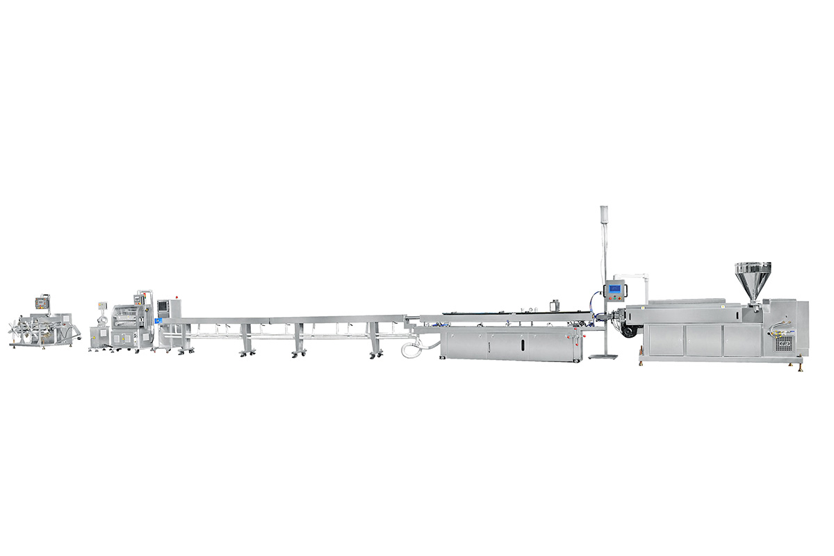 高速汽车尼龙管挤出生产线